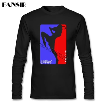 

New Designed T Shirt Men's Muay Thai Logo Thailand Fighter Round Neck Long Sleeve Cotton Men Tee Shirt 3XL
