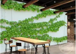 Пользовательские фото 3d обои нетканый настенные зеленый Плющ Бостон комната украшения картина 3D настенные фрески обои для стен 3 D