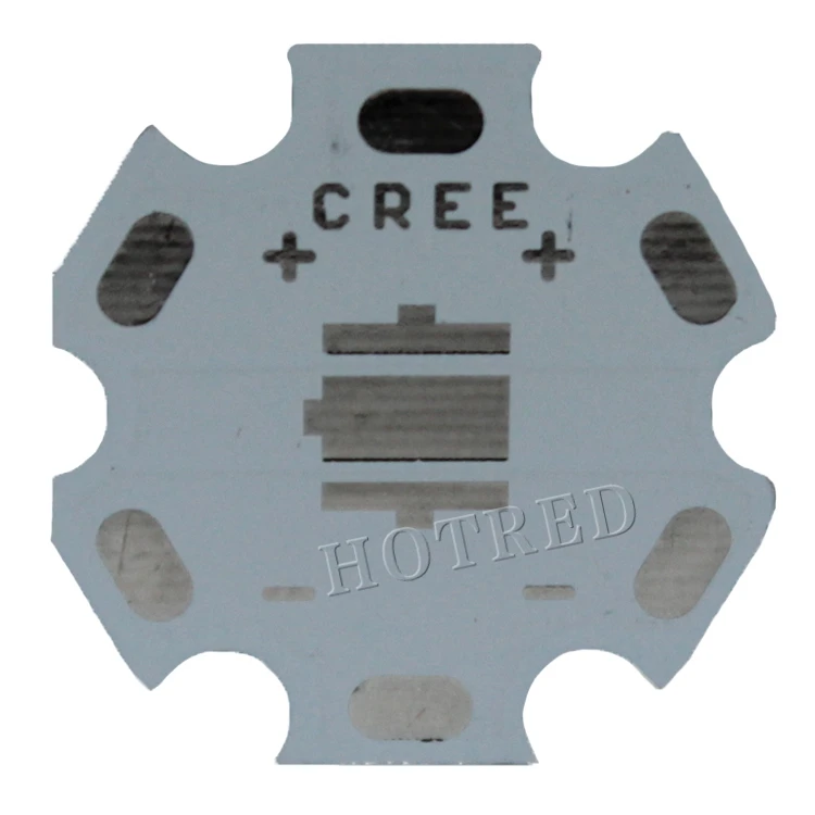 

Freeshipping!20MM CREE White XML/XML2 T6 U2 LED PCB/ Aluminum base plate/ Circuit board/PCB LED board 100pcs/lot