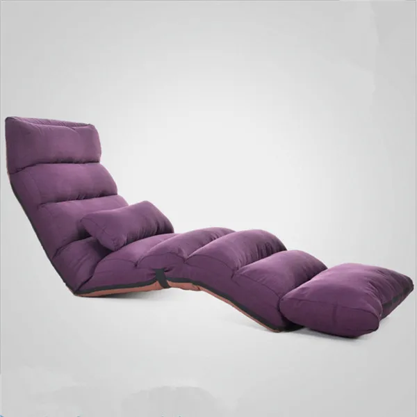 Современный диван-кровать для отдыха, мягкий шезлонг для помещений, кресло для гостиной, откидное кресло, 5 цветов, складной Регулируемый шезлонг для сна