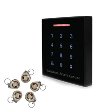 10 шт. хрустальные брелоки+ радиокарточка система контроля доступа сенсорная клавиатура, контроллер системы контроля доступа
