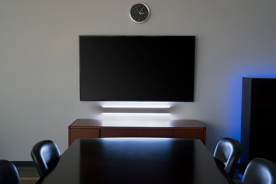 under monitor light