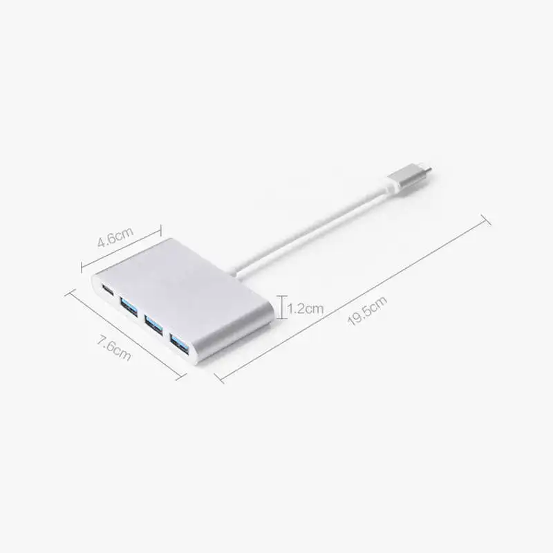 Тип C концентратор (3 Порты и разъёмы Usb3.0) Pd Питание|Сетевые концентраторы| |
