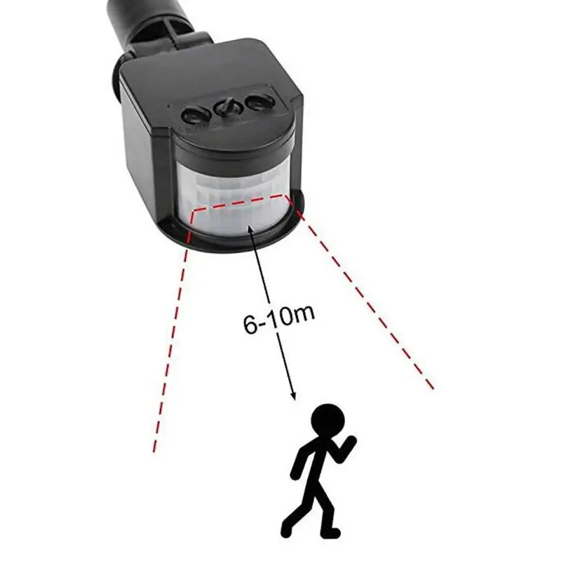 AC 220 В безопасности PIR человеческого тела датчик движения Детектор индуктор светодиодный светильник переключатель