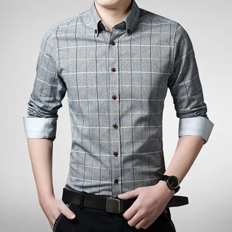 mens dress shirts men clothes shirt for men camisa masculina long