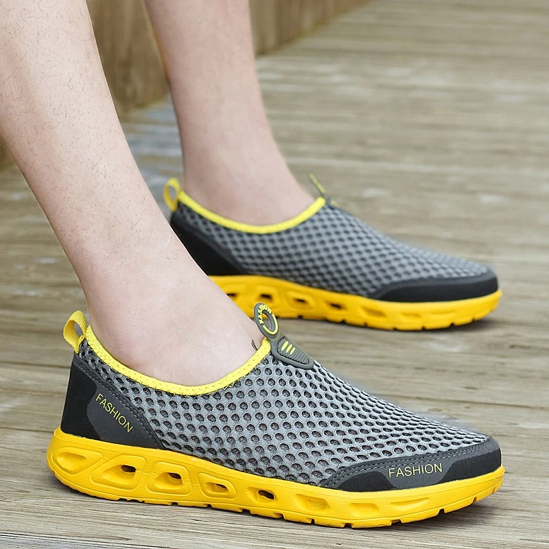 Men's Splicing Mesh Shoes Casual Breathable Comfy Quick-dry Kitchen Working Shoes Chef Restaurant Cooking Footwear Soft Shoes Men's Splicing Mesh Shoes Casual Breathable Comfy Quick-dry Kitchen Working Shoes Chef Restaurant Cooking Footwear Soft Shoes