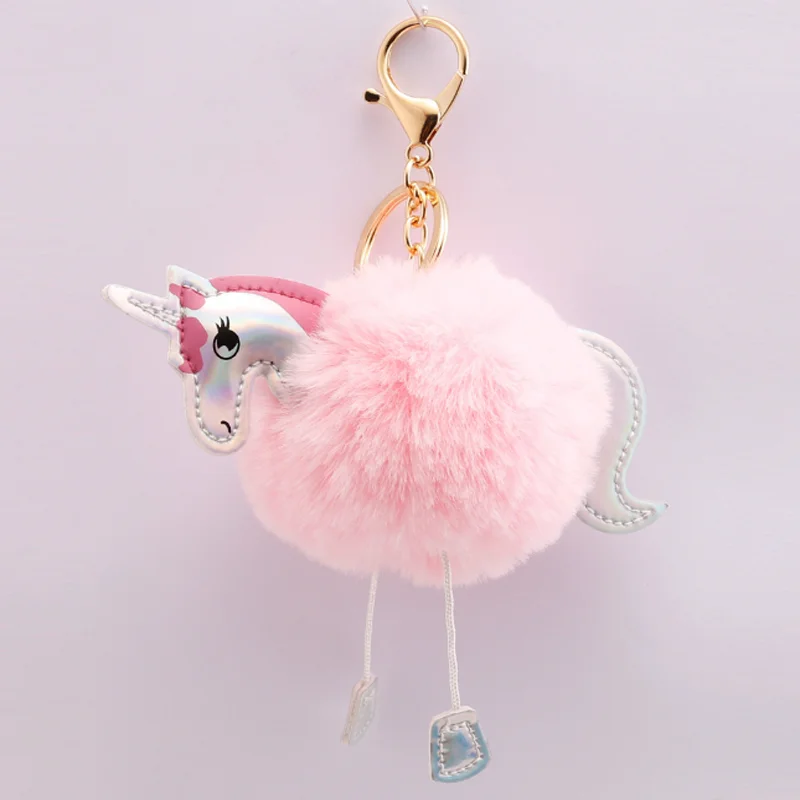 

1 Pc new fashion Kawaii Fresh Horse Plush Stuffed Animal Cartoon Kids Toys Unicorn Pendant Dolls