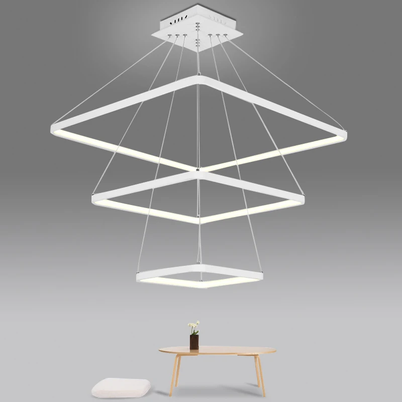A1 Modern simple square dining room Pendant Lights office front lighting bedroom living room creative LED Pendant lamps FG97 A1 Modern simple square dining room Pendant Lights office front lighting bedroom living room creative LED Pendant lamps FG97