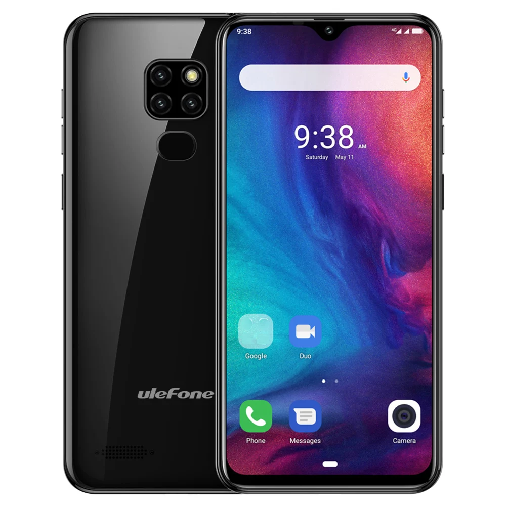 

New Ulefone Note 7P 4G Smartphone 6.1'' Android 9.0 MT6761VWB Quad Core 3GB 32GB 3 Rear Cams 3500mAh Fingerprint Face ID Mobile