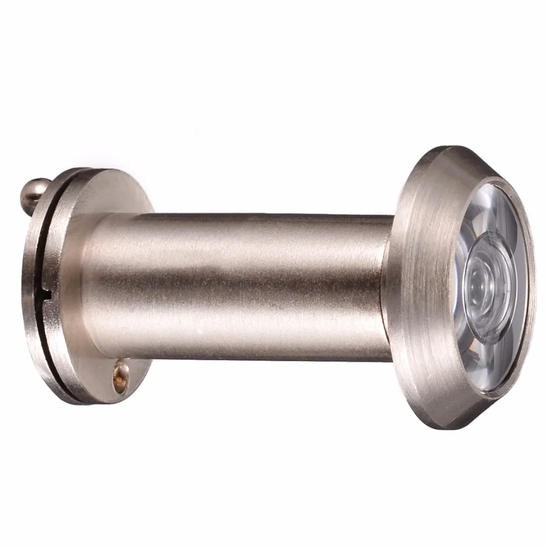 1pc Door Eye Spy Hole 200 Degree Wide Angle Door Viewer Hidden Peephole Adjustable Glass Lens Security Door Viewers