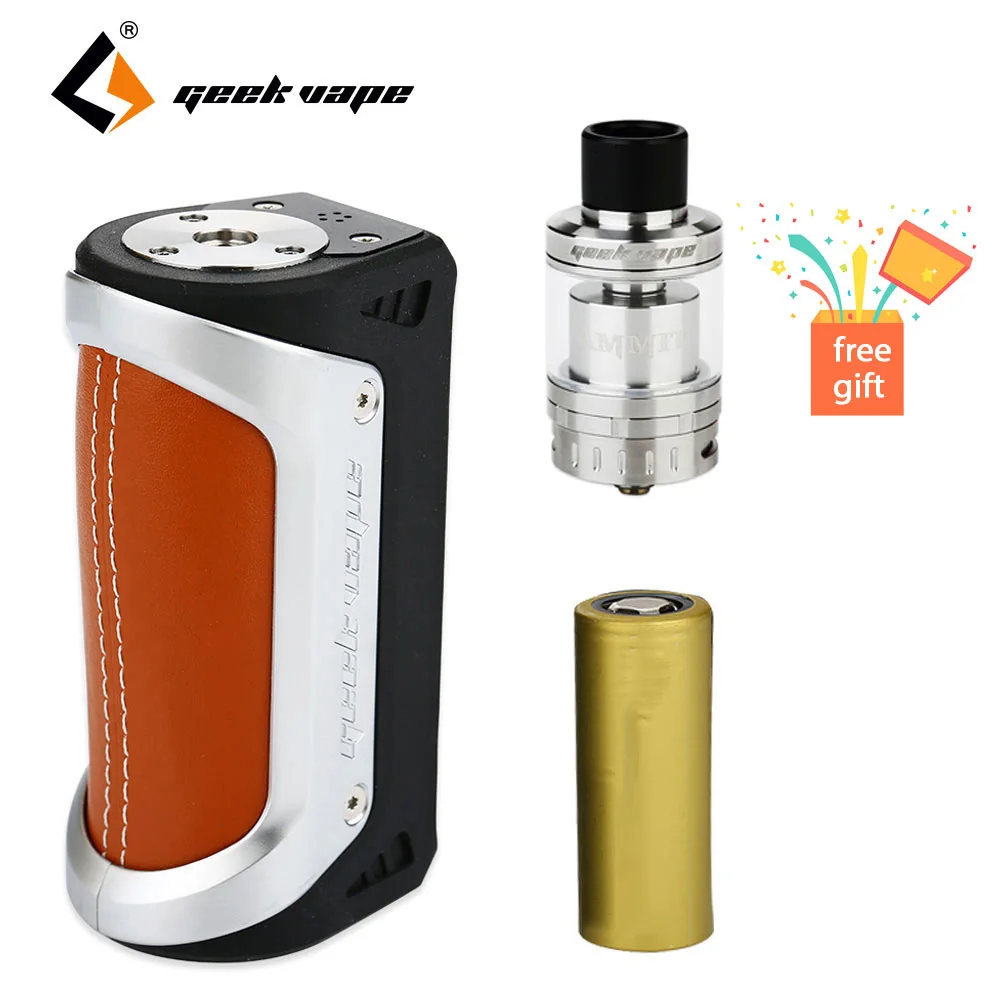 

GeekVape Aegis Battey 4300mAh 100W &free gift Ammit 25 RTA Tank Atomizer 2ml/ 5ml GeekVape Aegis Full Kit E-cigarette with cell