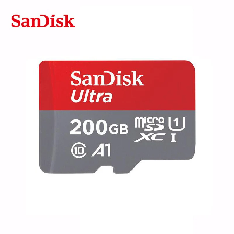 Двойной Флеш-накопитель SanDisk UItra micro SD Card 64 Гб 128 200 256GB класса 10 32GB карты памяти microsd 80 МБ/с. 16 Гб microSDHC cartao de memoria