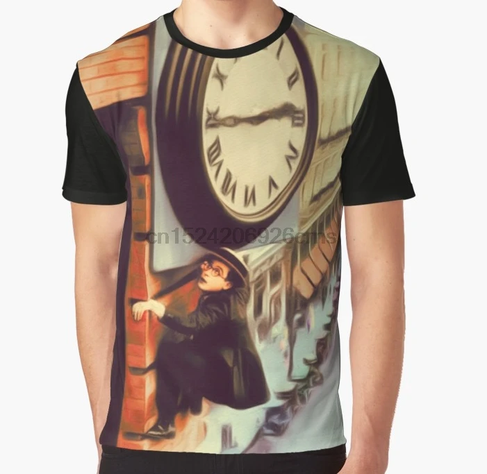 

All Over Print 3D Women T Shirt Men Funny tshirt Harold Lloyd Vintage Hollywood Star Graphic T-Shirt
