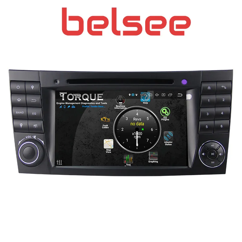 Flash Deal Belsee Screen Android 9.0 Head Unit Radio Auto Car Navigation Autoradio Stereo Mercedes CLS Class W219 G-Class W463 E-Class W211 5