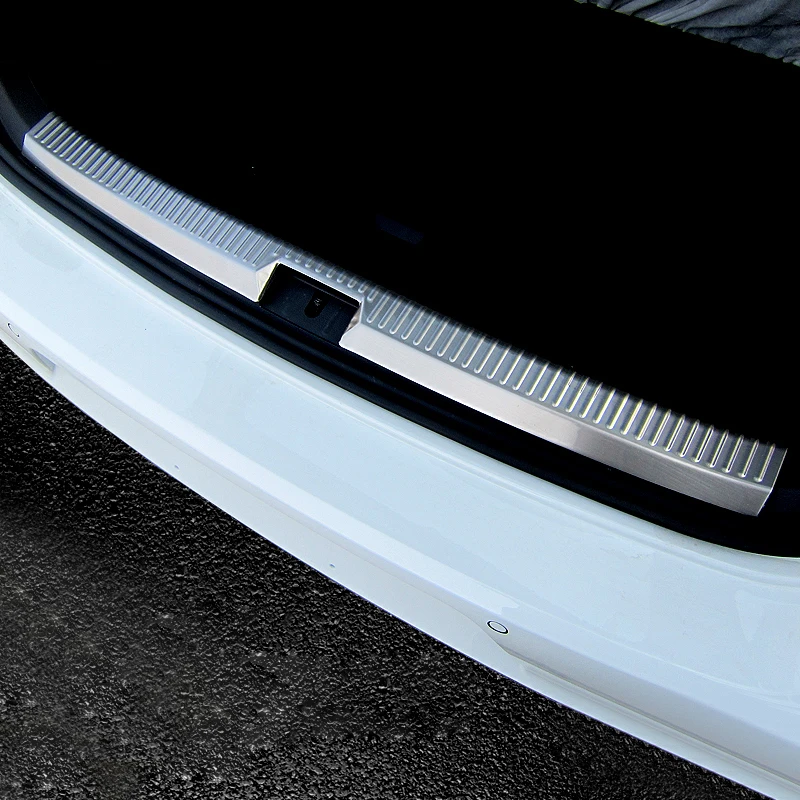 1 шт. нержавеющая сталь Задний внутренний бампер порога защитная пластина для Volkswagen Golf 7 Mk7 2013- автомобиль-Стайлинг