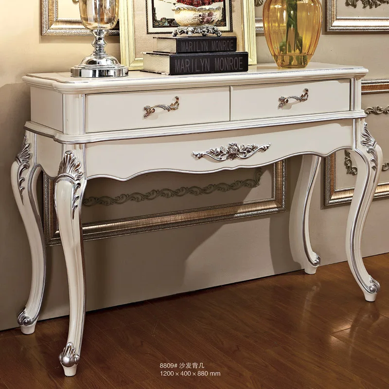Новый Классический консольный стол в европейском стиле с зеркалом|table with mirror|table