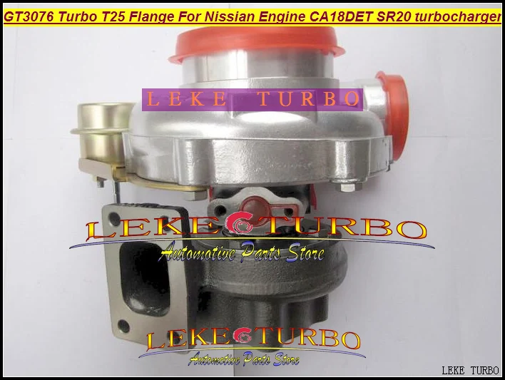 Оптовая продажа Новый турбокомпрессор GT3076 T25 с фланцем Для Nissian Engine CA18DET SR20 Turbo