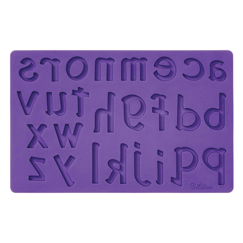 Силиконовые буквы и цифры Wilton 4 шт. помадка жвачка для пасты печенья формы торта