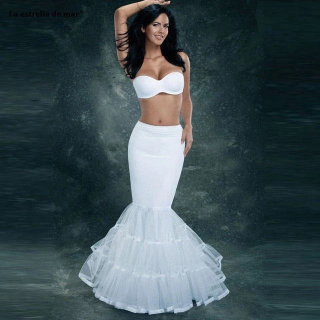 La estrella de mar jupon mariage новая сексуальная фатиновая юбка Русалка enaguas para el vestido boda