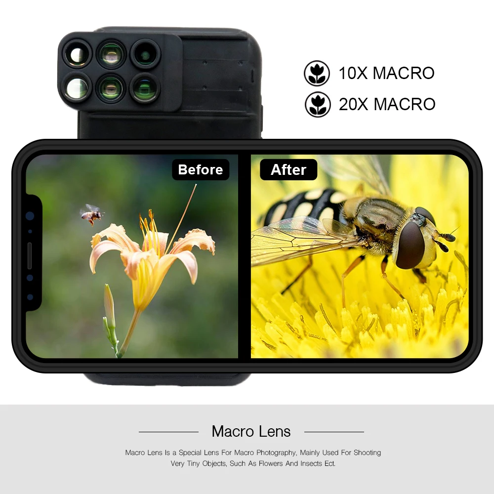 2018-New-Arrival-Dual-Camera-Lens-For-iPhone-X-8-Plus-Wide-Angle-Macro-Lens