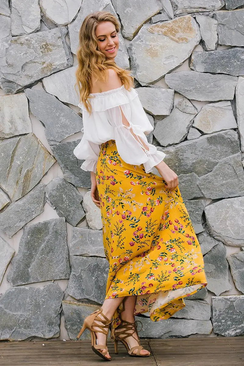 Sweet Women Casual Chiffon Blouse Shoulder off tops White Ruffles Chiffon clothes 2018 Summer Beach Blouse Outfit S-XL 7 (9)