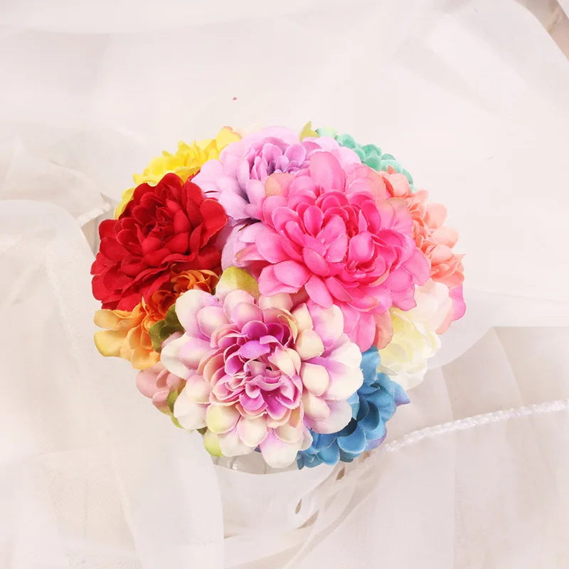 新款假花仿真花 兰花 绢花 假花花头 婚庆diy饰品配件装饰花批发 图片_高清大图 - 阿里巴巴 - 1 (1)