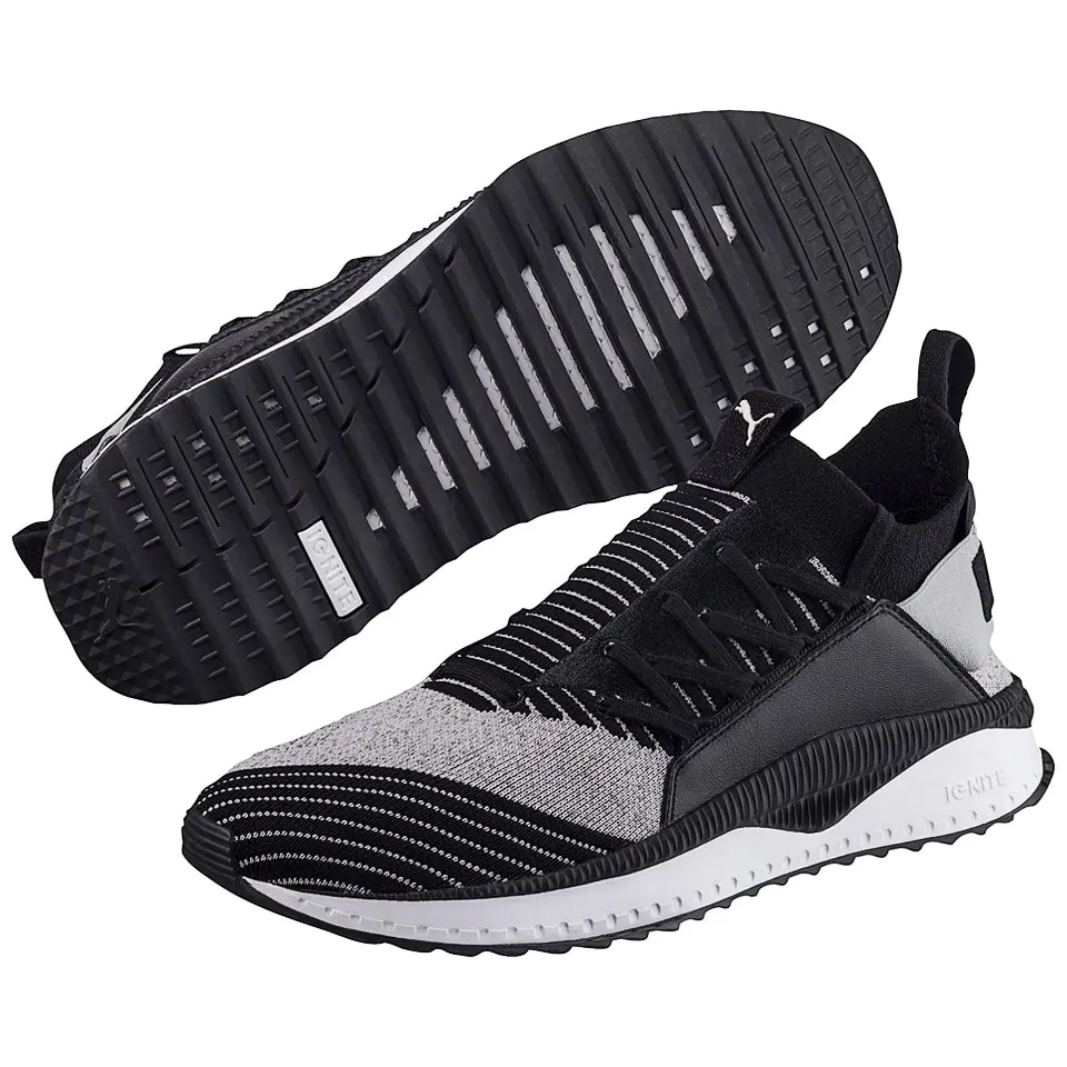 

Original New Arrival 2018 PUMA PUMA TSUGI JUN CUBISM Socks shoes for men's and women's badminton shoes size;36-44