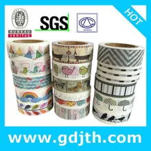 2291 узоры jiataihe бумажная клейная лента; ; прелестный self-декоративная наклейка тканевая лента для безопасности Сделай сам Лента приклеивается к 100 шт./лот