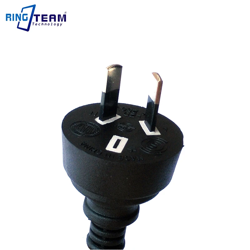 2Pcs/Lot SAA New Zealand Australia Power Cord AU Plug 2 Pins 1.2M Wire Cable for Laptop and Camera Camcorder AC Adapter