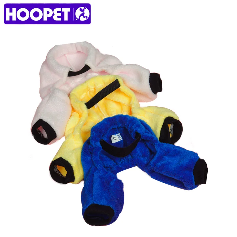 Одежда HOOPET для собак чихуахуа брюки домашних животных из кораллового флиса