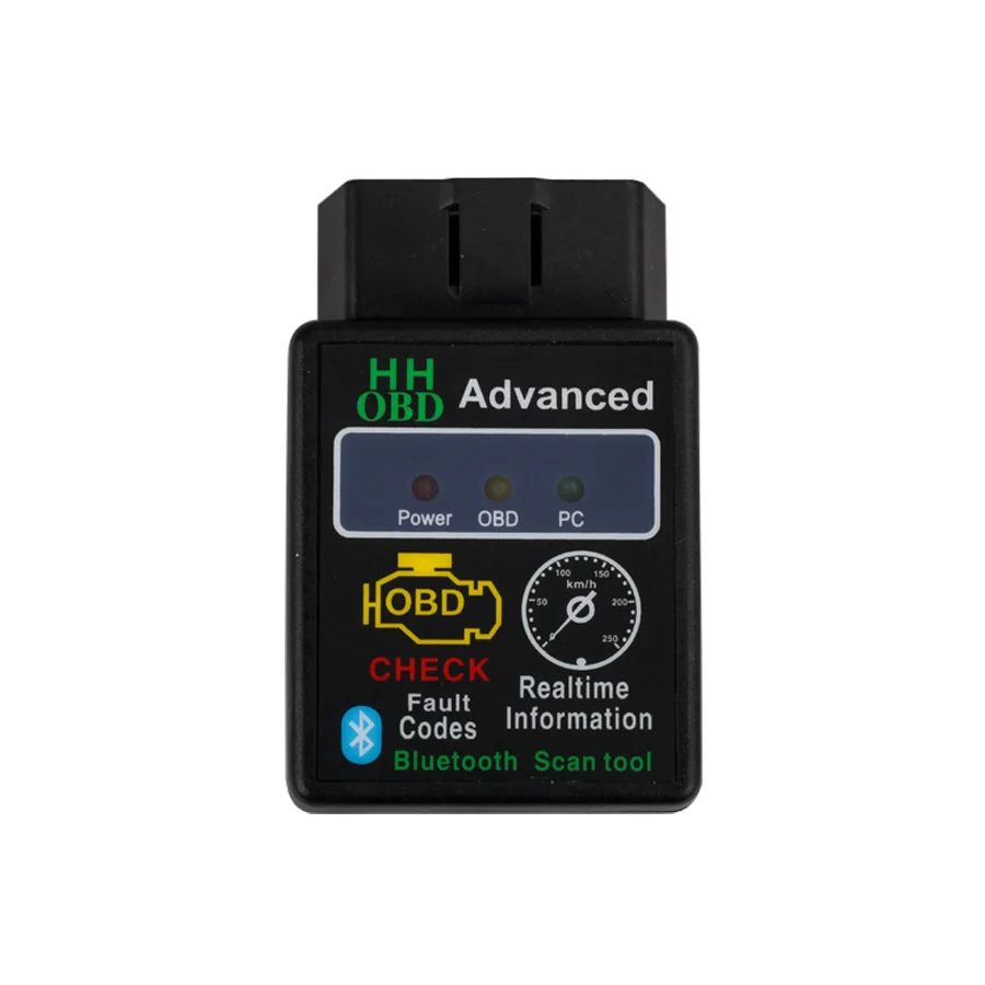 ELM 327 V2.1 Беспроводной Bluetooth ELM327 HH OBD Advance OBDII автомобиля диагностический сканер 3231 чип работает для Android/Symbian /Windows