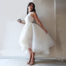 Элегантная белая стильная Тюлевая юбка на молнии, асимметричная юбка для невесты, свадебной вечеринки, юбка для выпускного вечера, модная официальная юбка на заказ