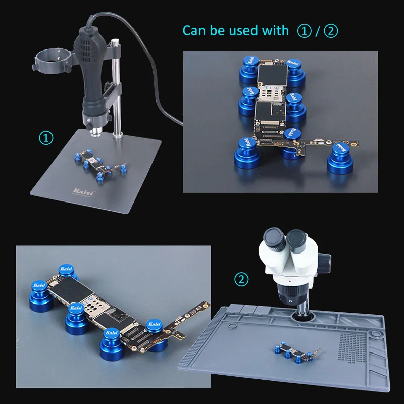 kaisi  Newest Universal Magnetic DIY Fixture PCB Board Work Station Repair Tool