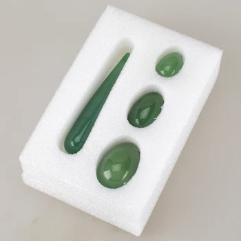 

Body Massage Wand Green Aventurine Jade Egg Drilled With 10cm Yoni Wand For Women Kegel Exercise Pelvic Vaginal Tightening