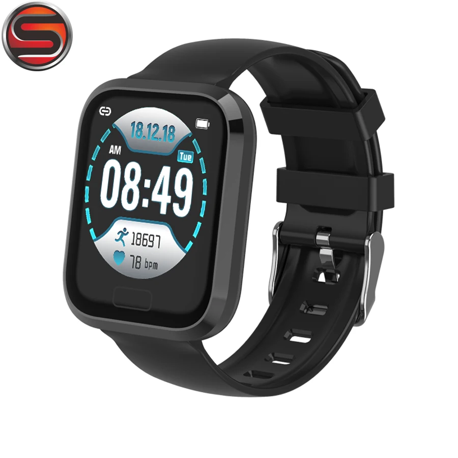 

SP30 Smart Bracelet 1.3inch Color Screen Blood Pressure Fitness Tracker Heart Rate Monitor Smart Sport Band for Android IOS B08