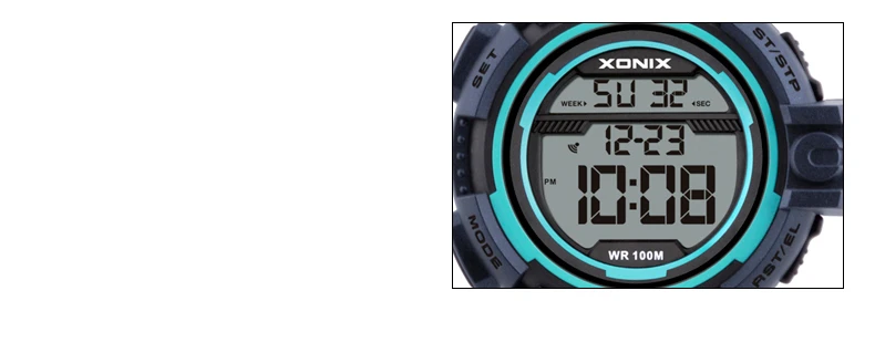 Топ мужские спортивные часы водонепроницаемые 100 м для отдыха на открытом воздухе многофункциональные новые цифровые часы для плавания и дайвинга мужские Montre Homme