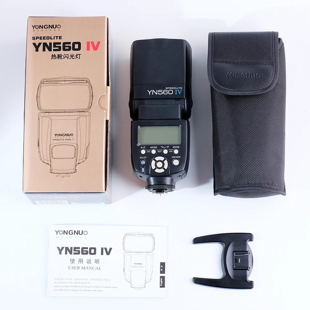 YongNuo YN 560IV YN 560 Характеристическая вязкость полимера YN 560 Вспышка Speedlite с YongNuo YN 560-TX II триггером для цифровой зеркальной камеры Canon Nikon Fuji Камера