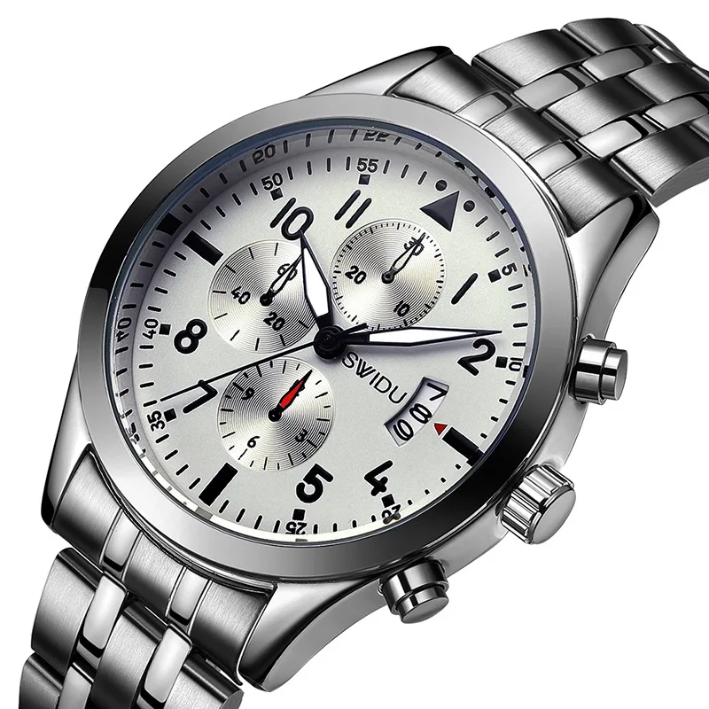 Relojes Watch Men SWIDU Fashion Sport Quartz Clock Mens Watches Top Brand Luxury Business Waterproof Watch Relogio Masculino