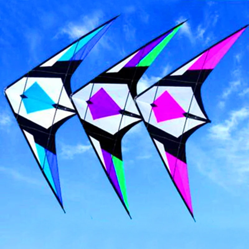 free shipping high quality 2.1m sword dual line stunt kites with handle