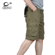 YOLAO, хит, летние мужские армейские Карго, повседневные Бермуды, мужские шорты, Модный комбинезон, военные брюки, большие размеры 29-46
