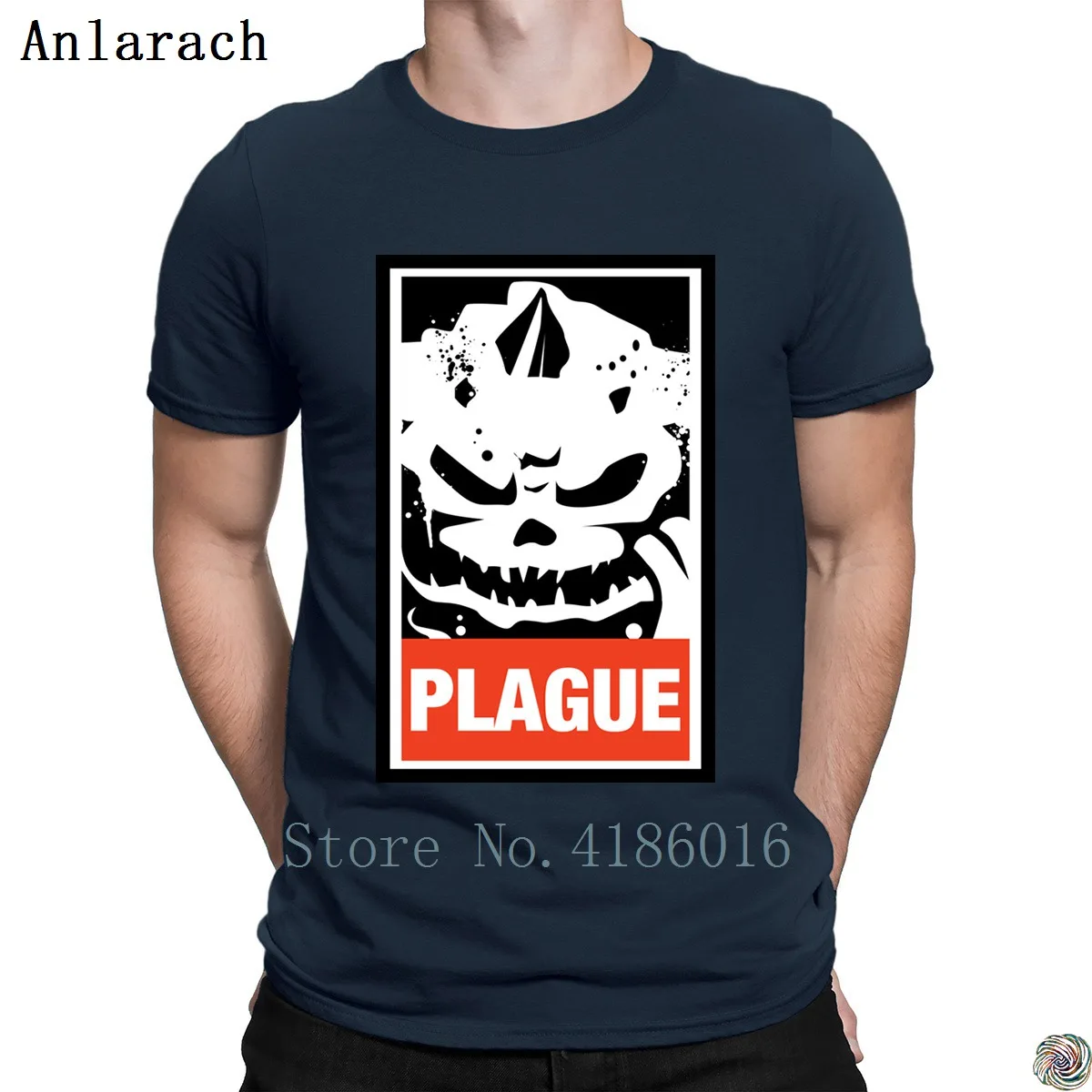 

Plague Lord Nurgle tshirts HipHop Character Spring Autumn Leisure men's tshirt nice solid color 100% cotton Famous