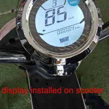 ЖК-дисплей+ Спидометр+ одометр+ 48v60v72v аккумулятора светильник индикатор для Электрический трехколесный скутер speedview Электрический велосипед комплектующие для самостоятельной сборки