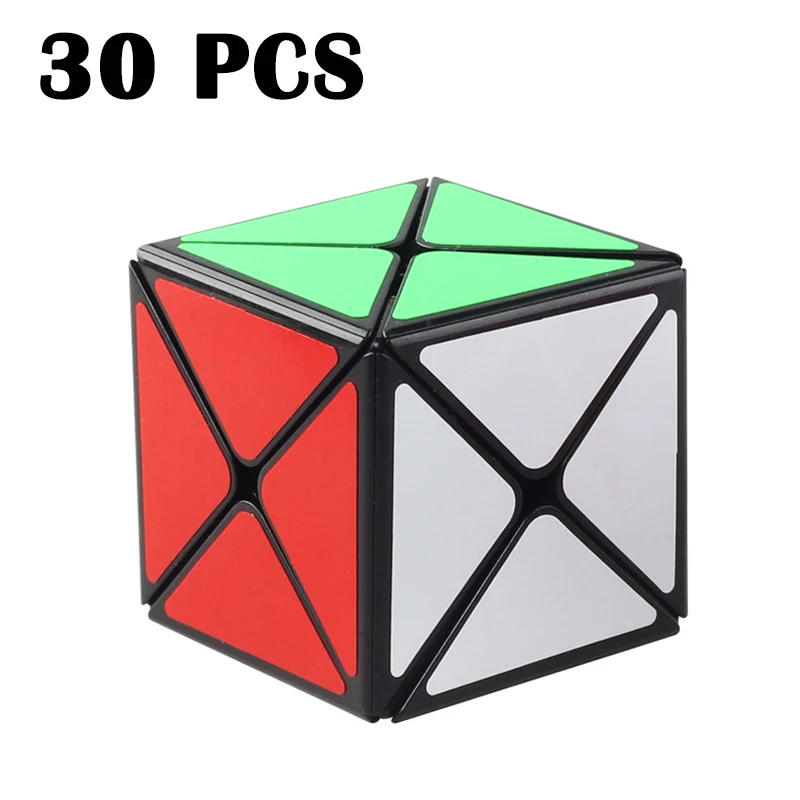 

30PCS ShengShou 73mm Eight axis Magic cube Smooth Strange-shape Cubo magico Black Neo Cube Colorful sticker Puzzle cube Toys