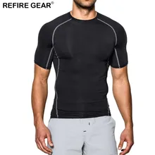 Refire gear новая уличная футболка мужская с коротким рукавом Тощий спортзал Мужская футболка для бега альпинистские спортивные мужские футболки