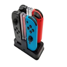 4 в 1 Подставка для зарядки для переключателя NAND NS светодиодный зарядное устройство для док-станции Колыбель для nintendo Switch 4 Joy Con контроллеры