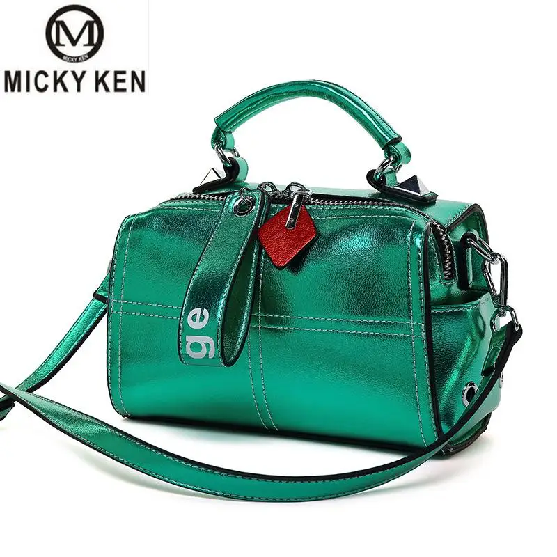 

2019 Women Genuine Leather Designer Handbags High Quality Shoulder Bags Ladies Handbags Fashion brand Glossy leather women bags