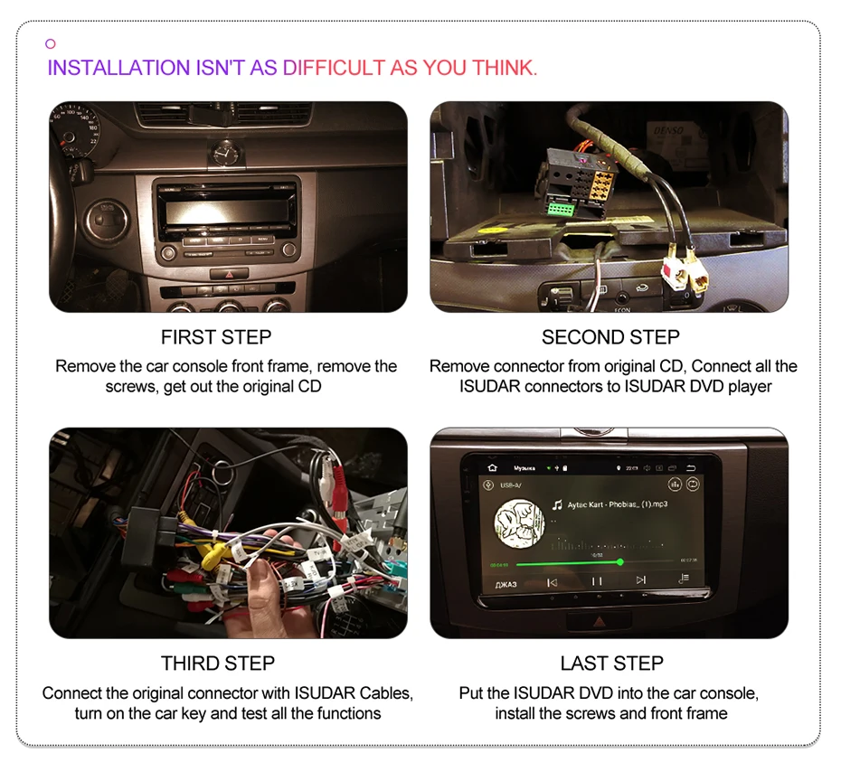 Clearance Isudar Car Multimedia Player 1 Din Android 9 DVD Automotivo For VW/Volkswagen/POLO/PASSAT/Golf/Skoda/Octavia/Seat GPS Radio DVR 36