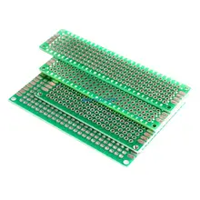 20 шт 5x7 4x6 3x7 2x8 см двухсторонняя Медь прототип pcb универсальная плата для