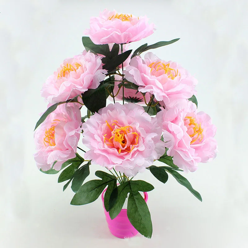 2pcs/set Silk Flowers Luxury Artificial Flowers Hot Wedding Decorations