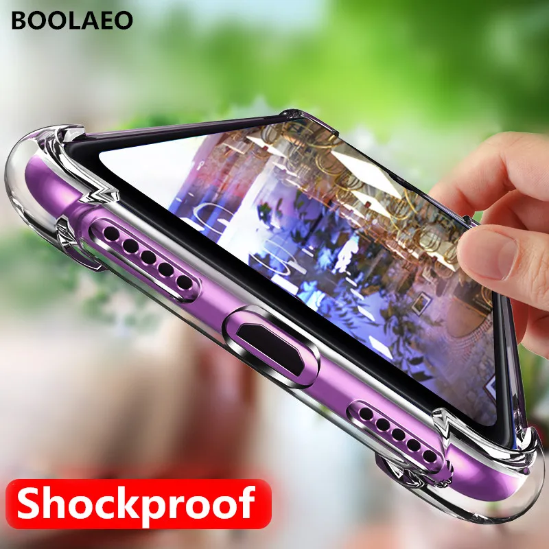 Luxury Shockproof Case for Xiaomi Mi 9 8 SE lite Mi8 soft Silicone on Redmi Note 5 6 pro 7 6a case Clear protection Phone Cover |